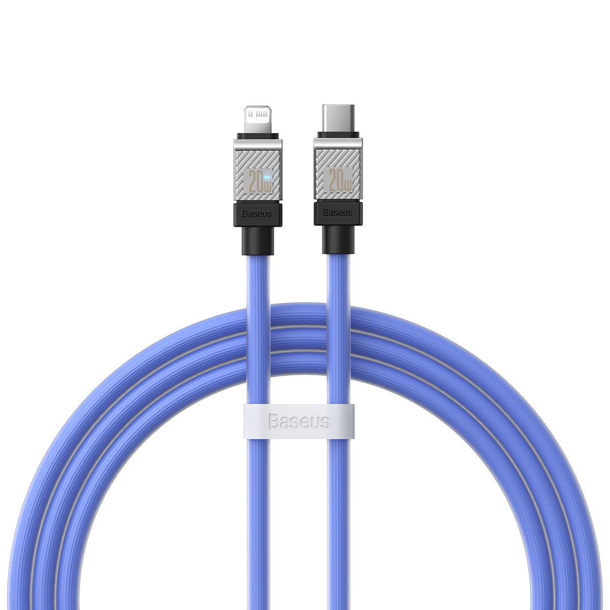 Baseus sladd CoolPlay USB-C – Lightning 2m 20W blå