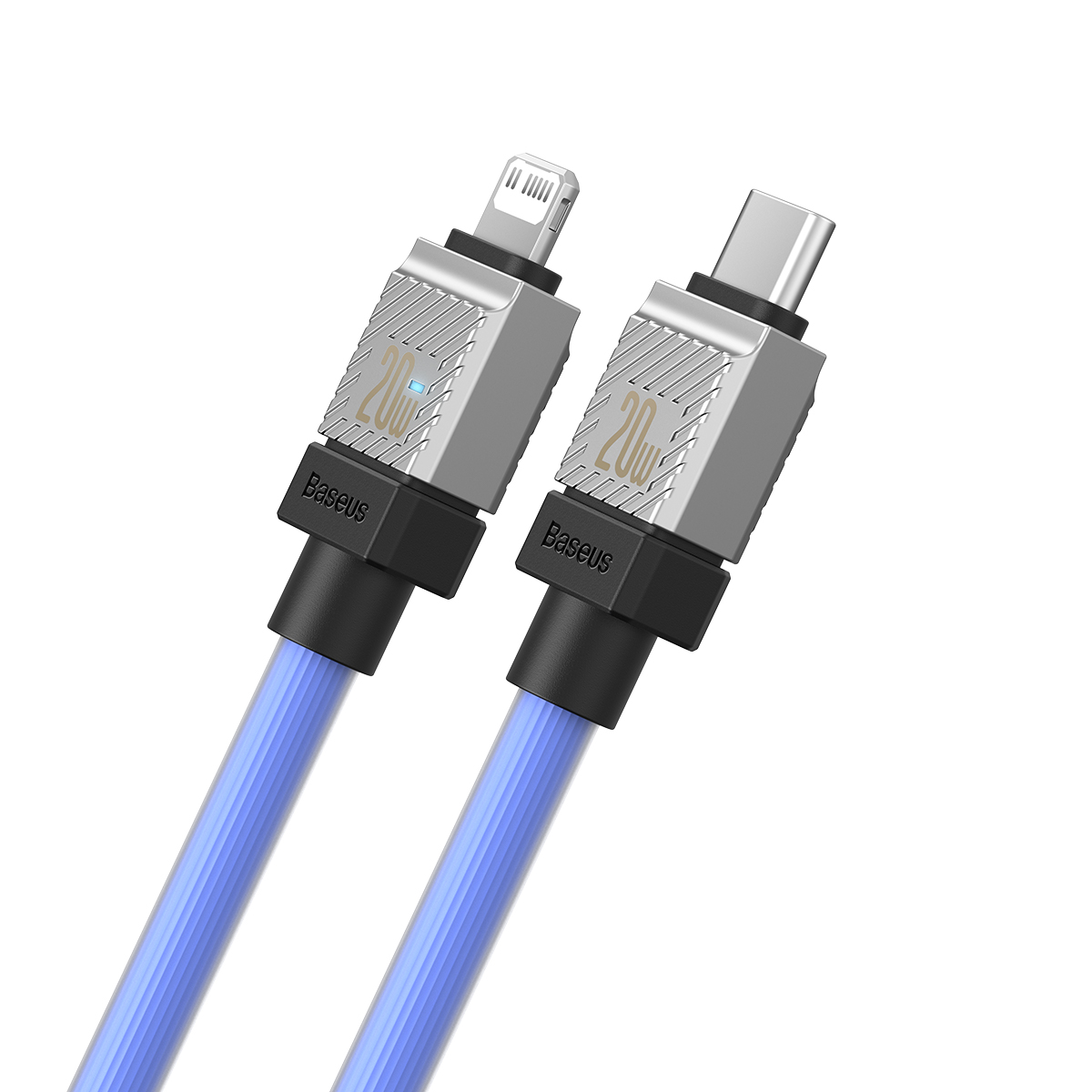 Baseus sladd CoolPlay USB-C – Lightning 2m 20W blå