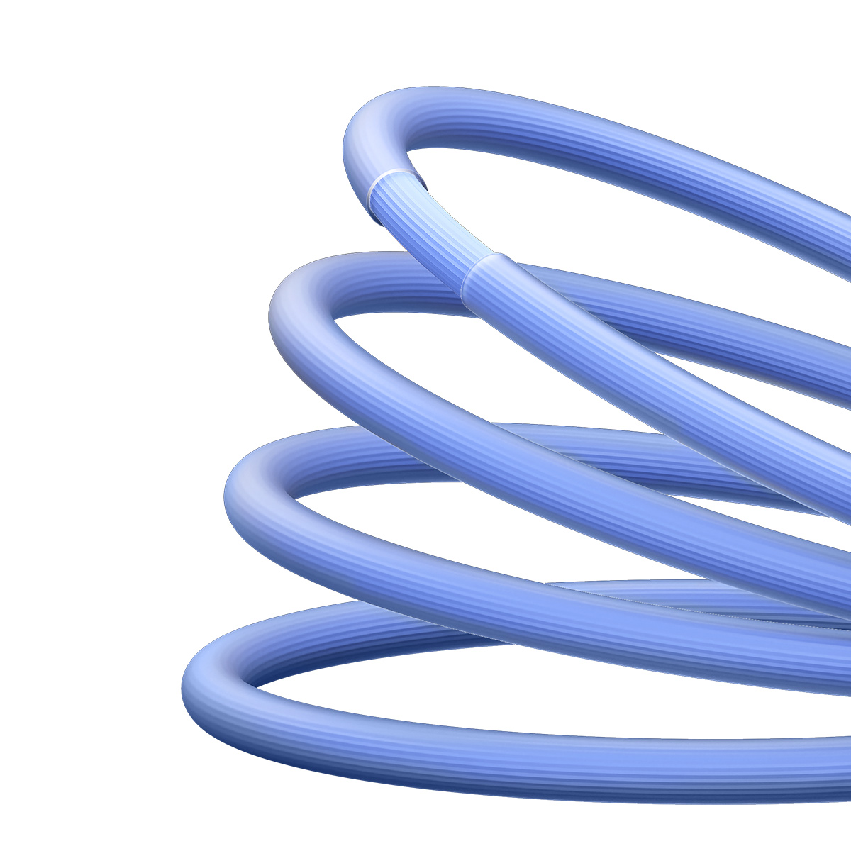 Baseus sladd CoolPlay USB-C – Lightning 2m 20W blå