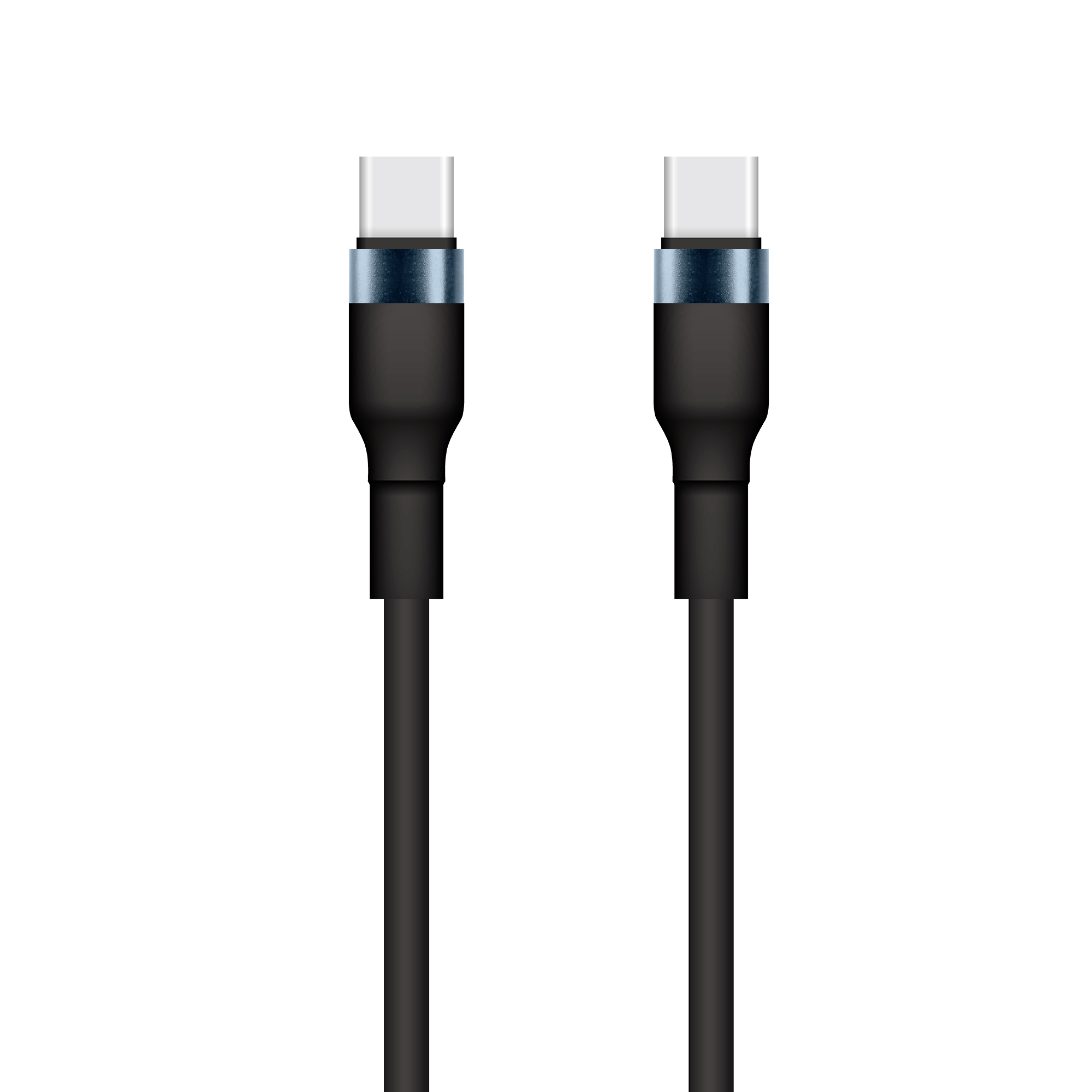 Setty USB-C – USB-C-kabel 1 m 3A KSC-C-131 svart