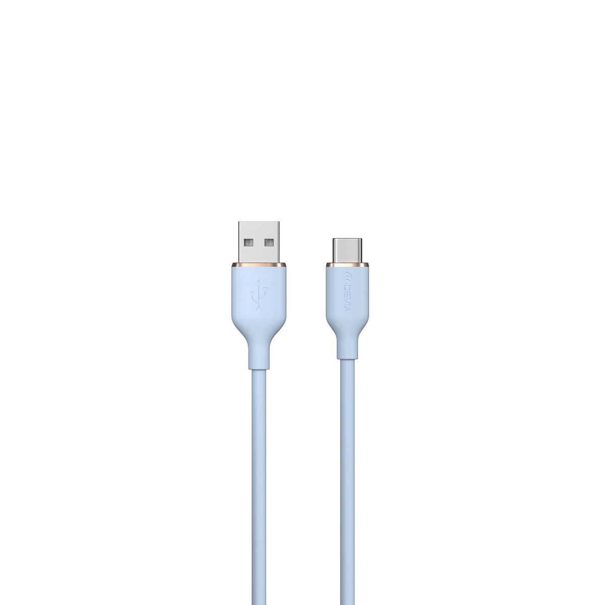 Devia kabel Jelly USB - USB-C 1,2 m 2,4A niebieski
