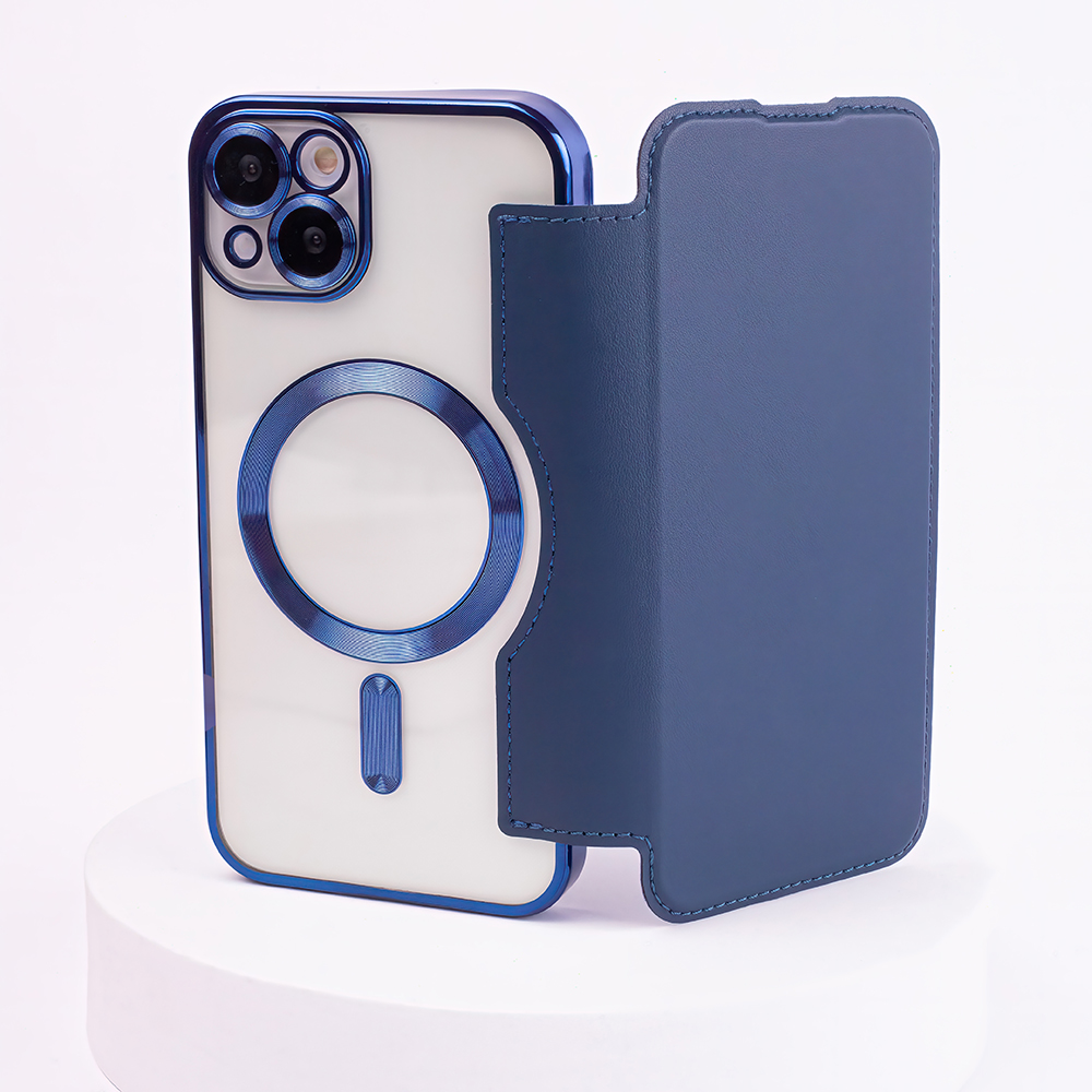 Etui Smart Chrome Mag do iPhone 11 Pro Max granatowy