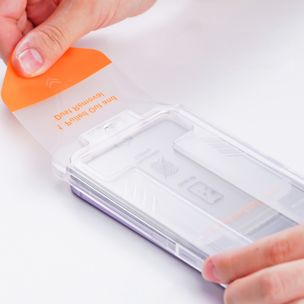 Vmax härdat glas – enkel montering, 2,5D, normalt glas för iPhone 15 Pro 6,1″