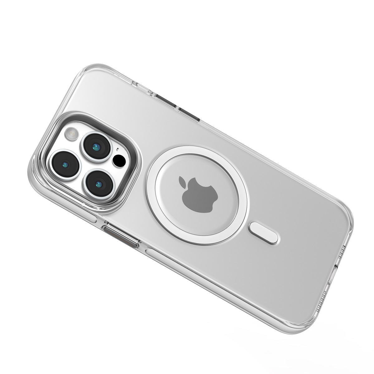 Kommafodral Crystal Mag för iPhone 15 Plus transparent