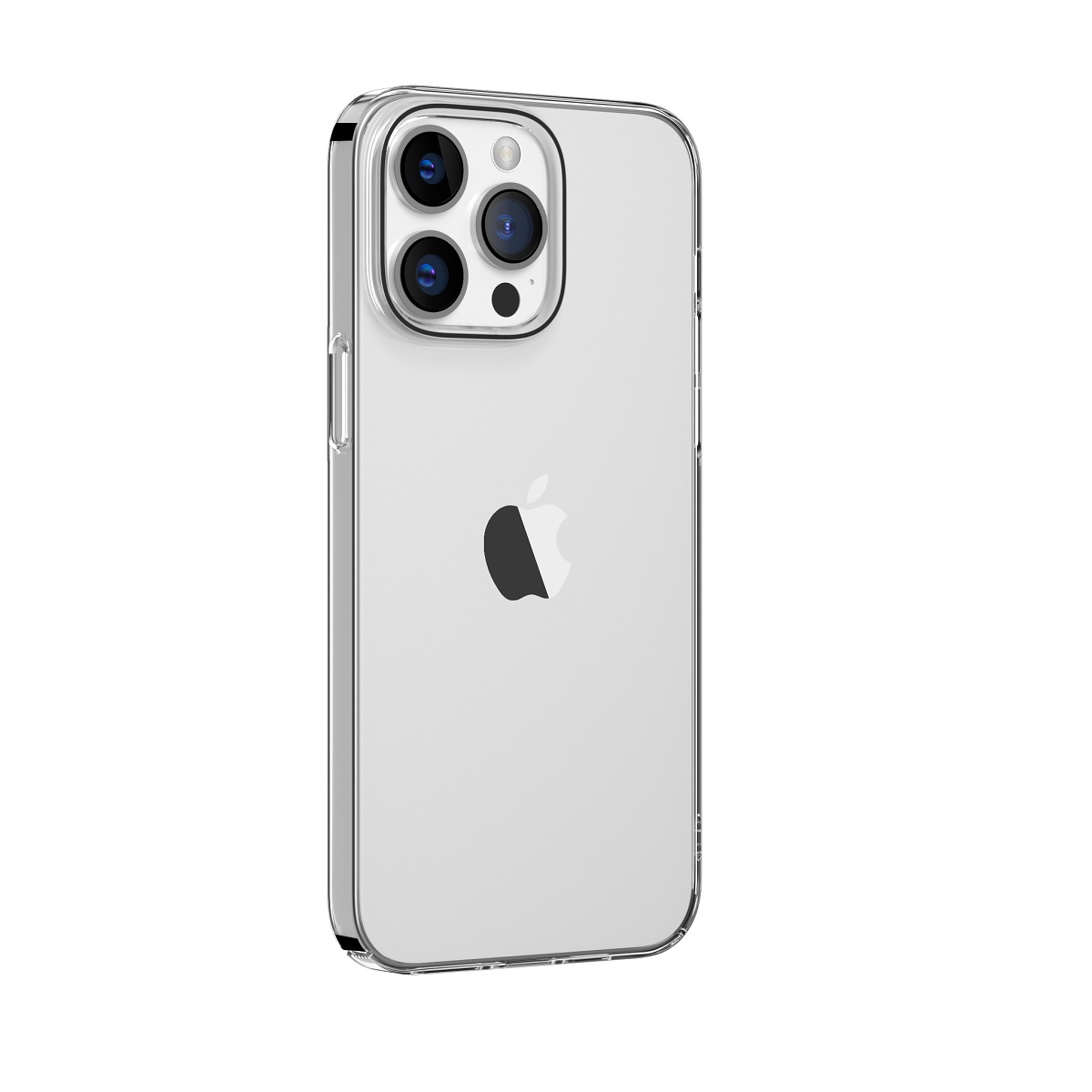 Kommafodral Hård Jacka för iPhone 15 Pro Max transparent antibakteriell