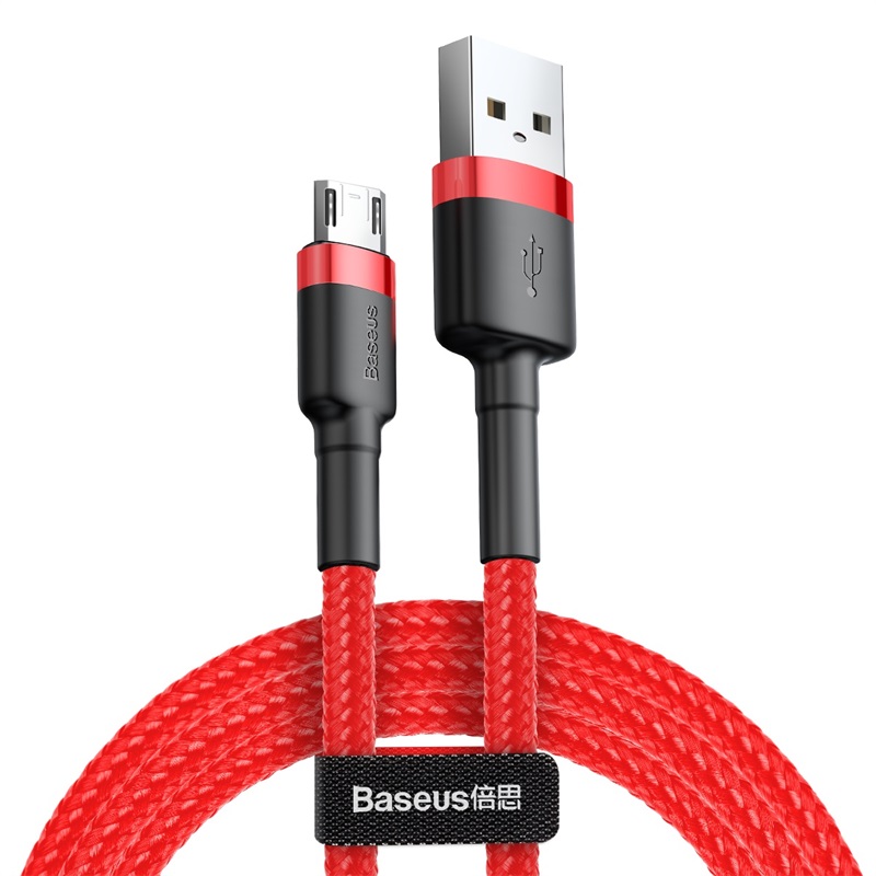 Baseus cable Cafule USB – micro USB 1,0m 2,4A red