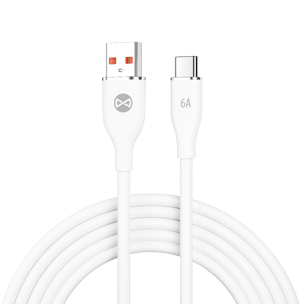 Forever cable USB – USB-C 1,0 m 6A white