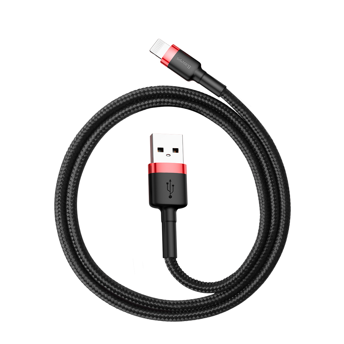 Baseus cable Cafule USB – Lightning 0,5m 2,4A red-black