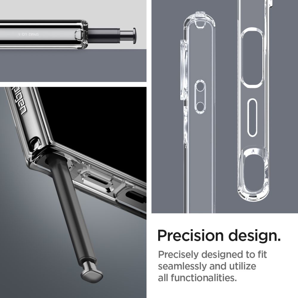 Spigen Liquid Crystal-fodral för Samsung Galaxy S24 Ultra, kristallklart