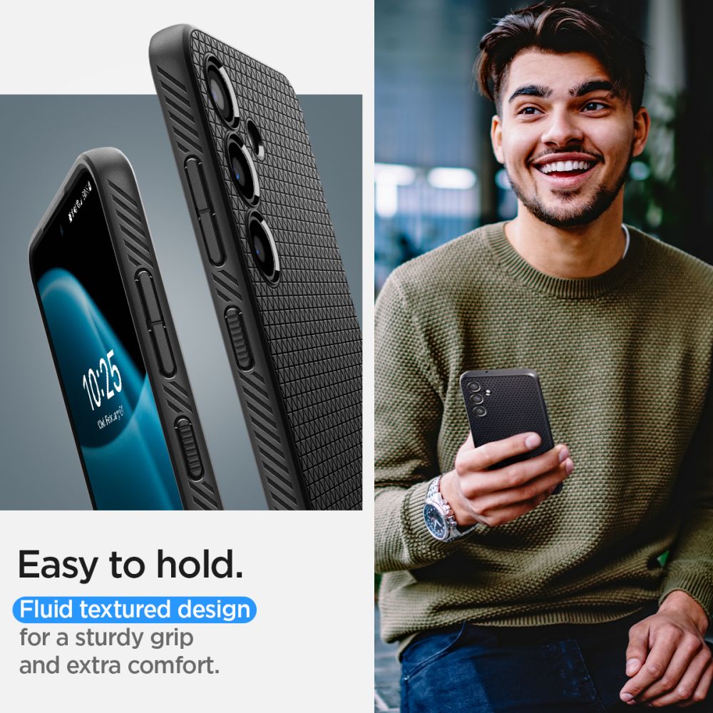 Spigen Liquid Air case for Samsung Galaxy S24 Plus matte black