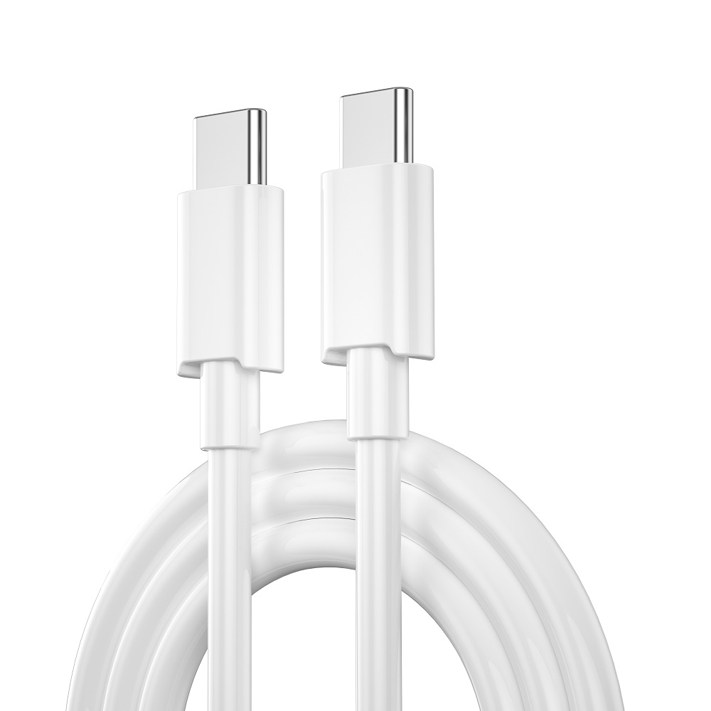 WIWU väggladdare Wi-U002 PD + QC 20W 1x USB 1x USB-C vit + kabel USB-C – Lightning