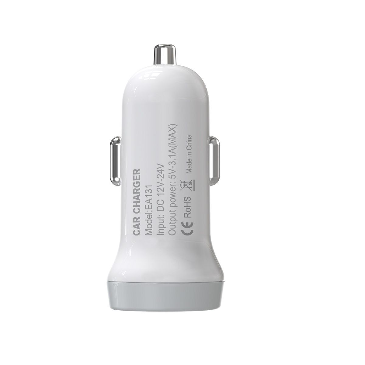 Devia car charger Smart 2x USB 3,1A white
