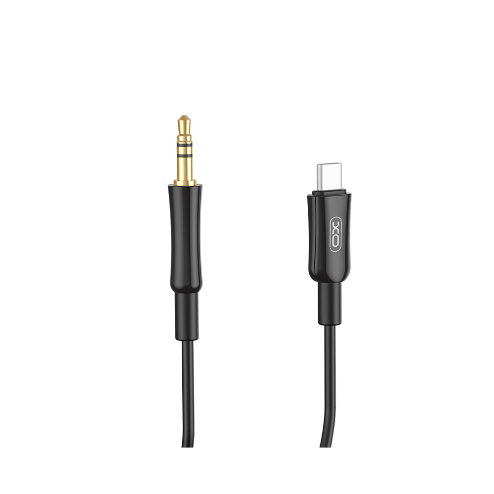 XO cable audio NB-R255B USB-C - jack 3,5mm 1,0m black