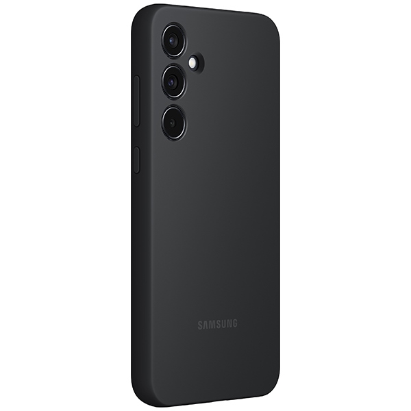 Husa Telefon Husa din Silicon pentru Samsung Galaxy A55 5G, Negru - Sybero