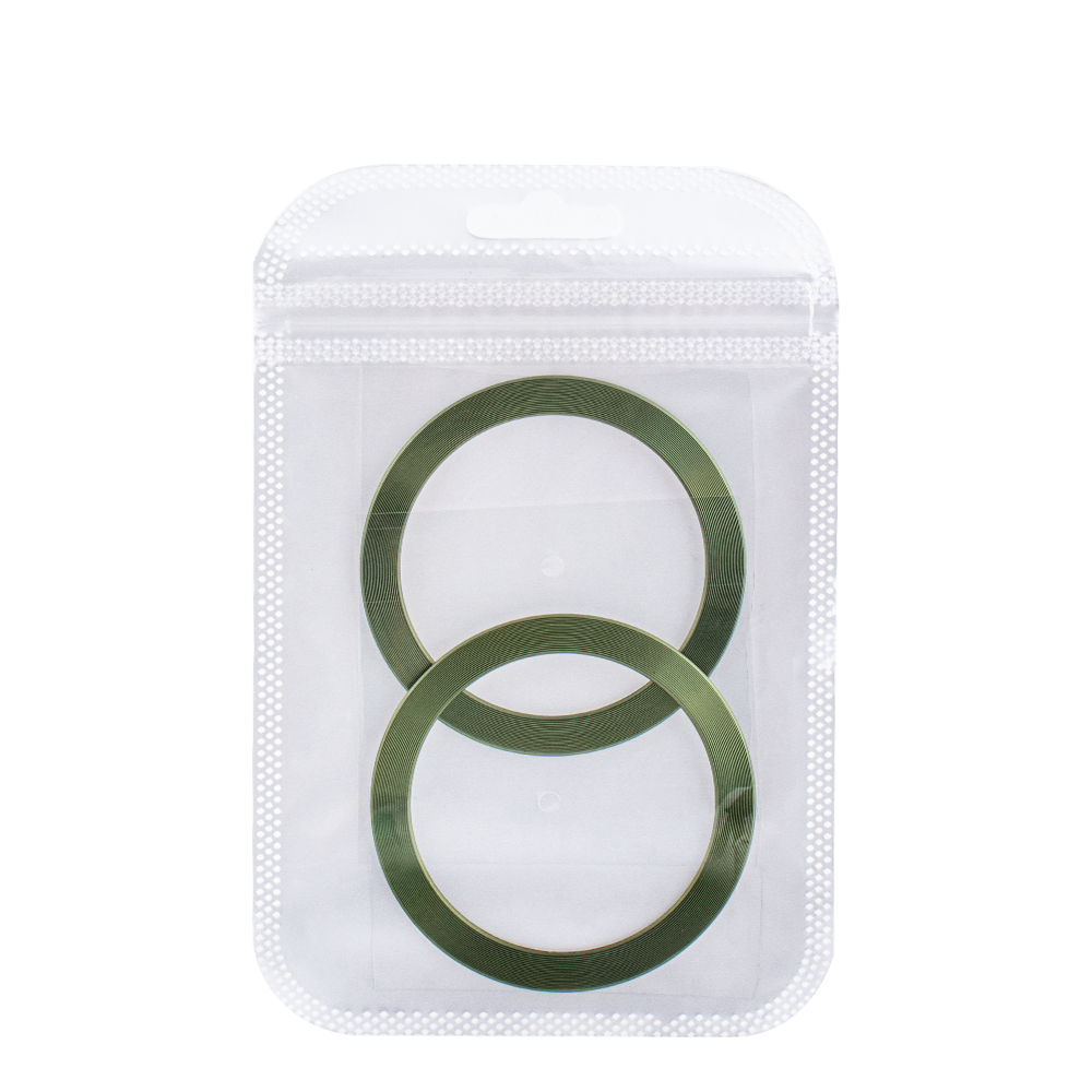 Metal Ring (2szt.) zielony
