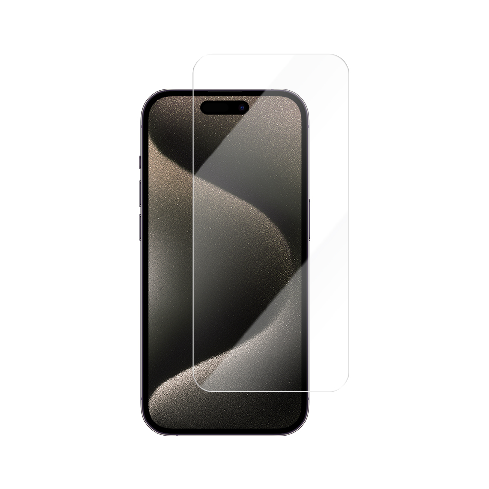 Vmax härdat glas 2,5D Normal Clear Glass för iPhone 15 Pro Max 6,7″