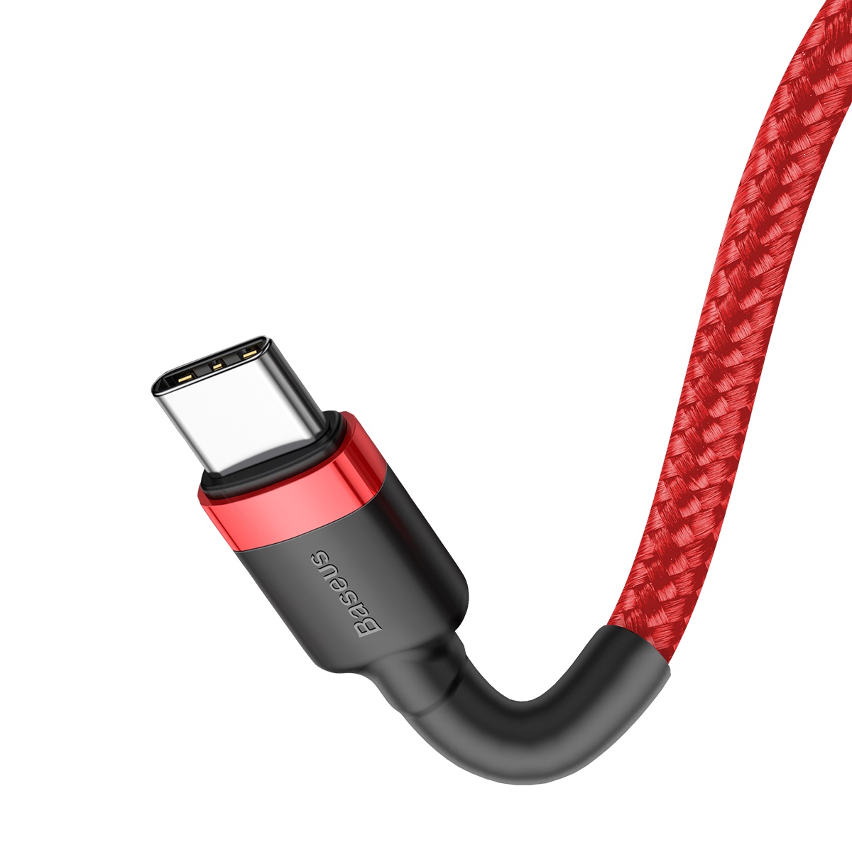 Baseus cable Cafule PD 2.0 USB-C – USB-C 2,0m 3A red 60W