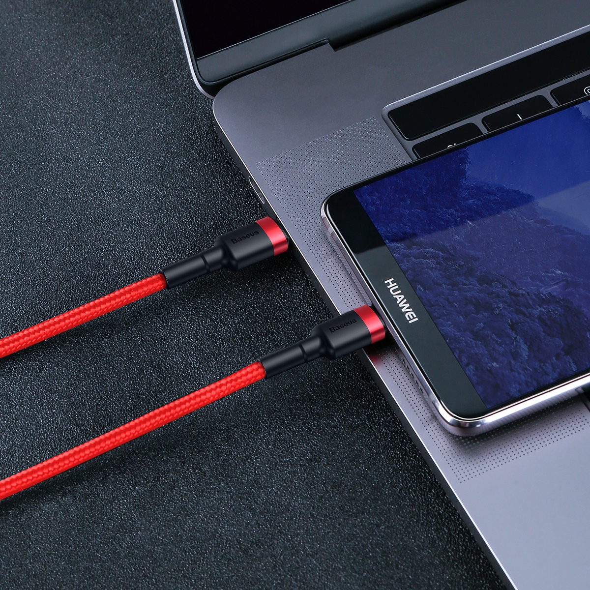 Baseus cable Cafule PD 2.0 USB-C – USB-C 2,0m 3A red 60W