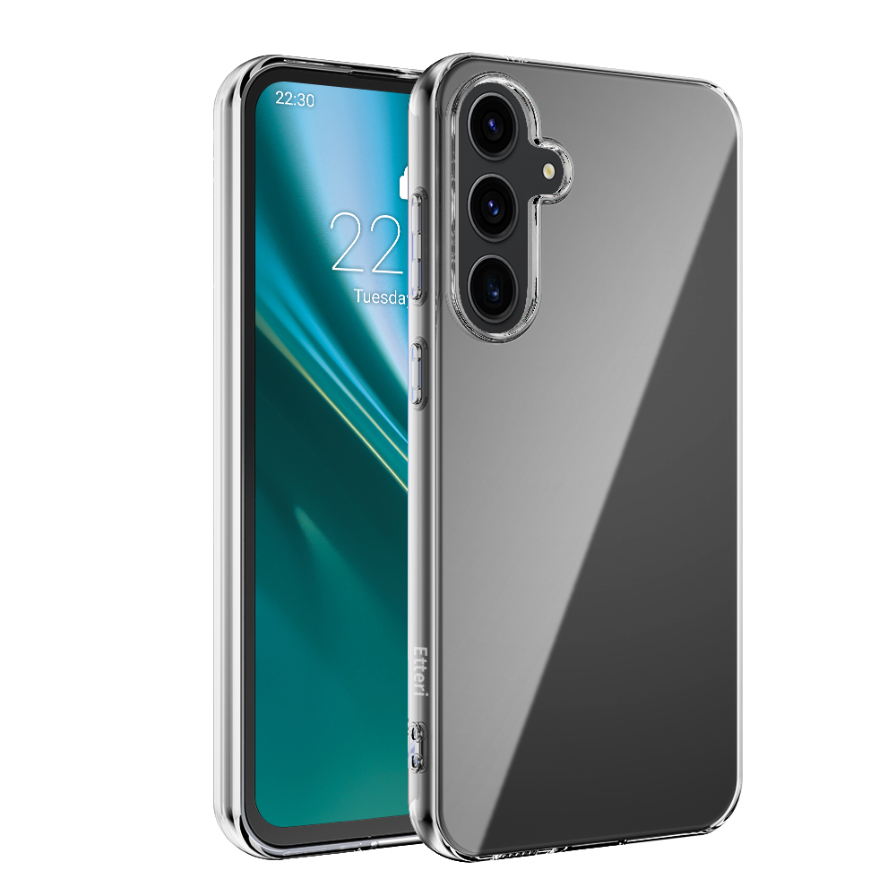 Efteri genomskinligt skal för Samsung Galaxy S23 FE