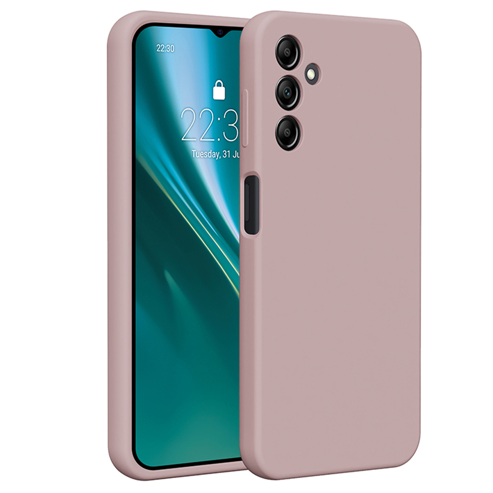 Etteri Silicone case för Samsung Galaxy A14 ljusrosa