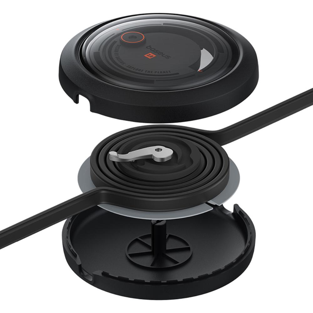 Baseus Free2Draw Utvikbar Kristallsnabbaddningskabel USB till M+L+C 100W 1,1m Kluster Svart