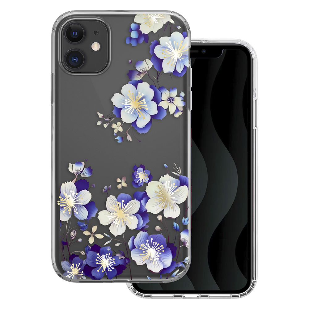 IMD-tryckt ska för iPhone 11 med blommotiv