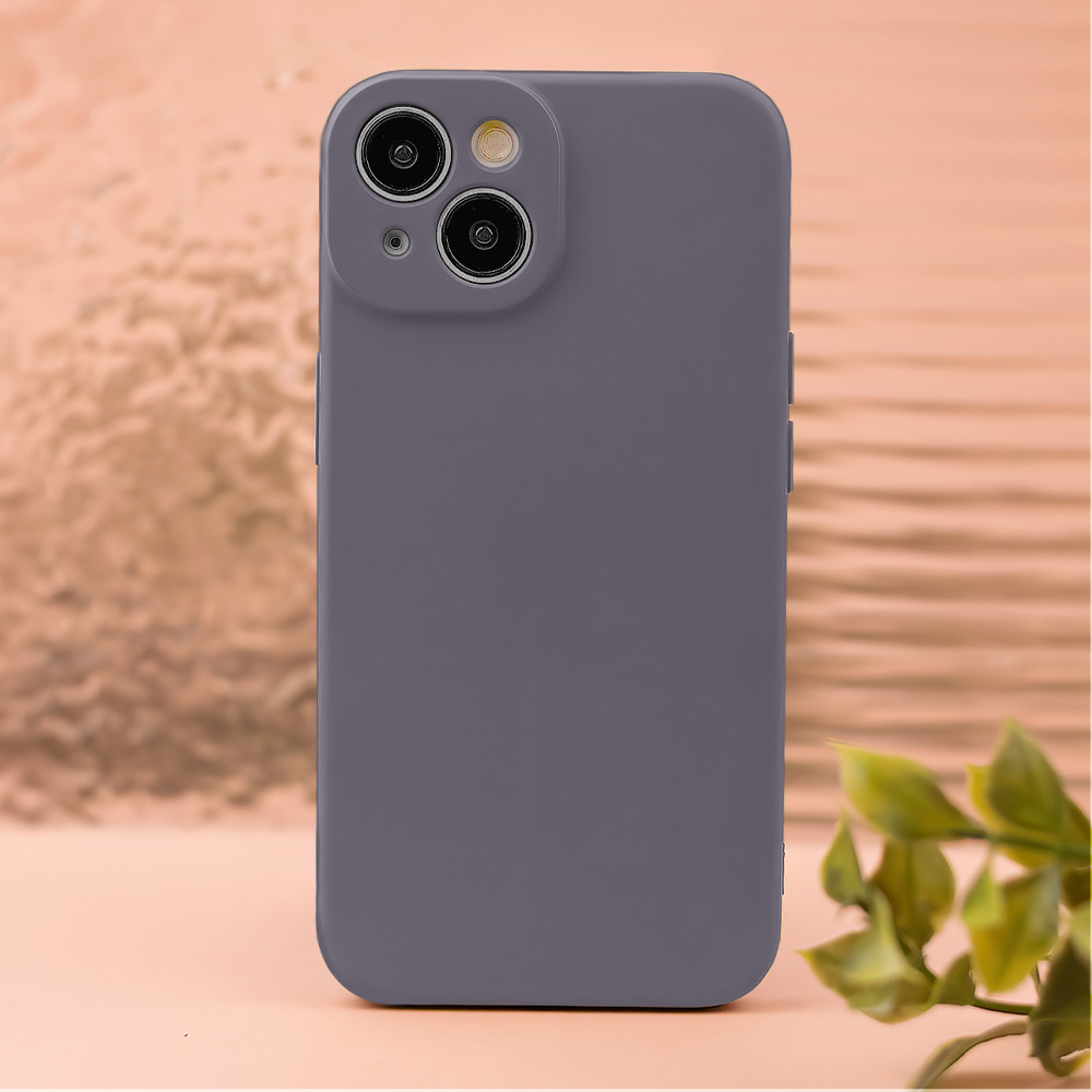Silikonfodral för Xiaomi Redmi A3 4G (Global) mörkgrå