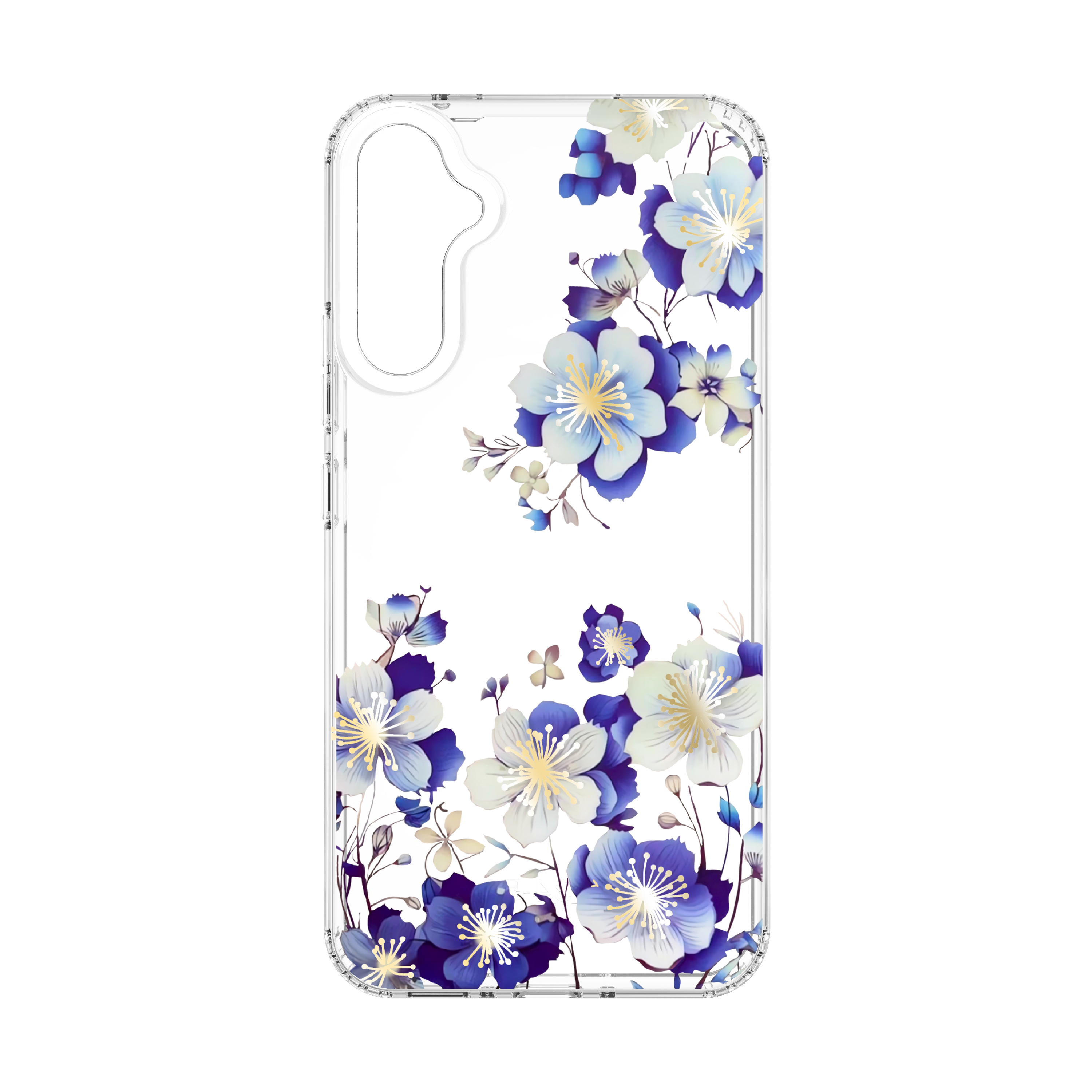 IMD-tryckt ska för Samsung Galaxy A34 5G med blomstermotiv