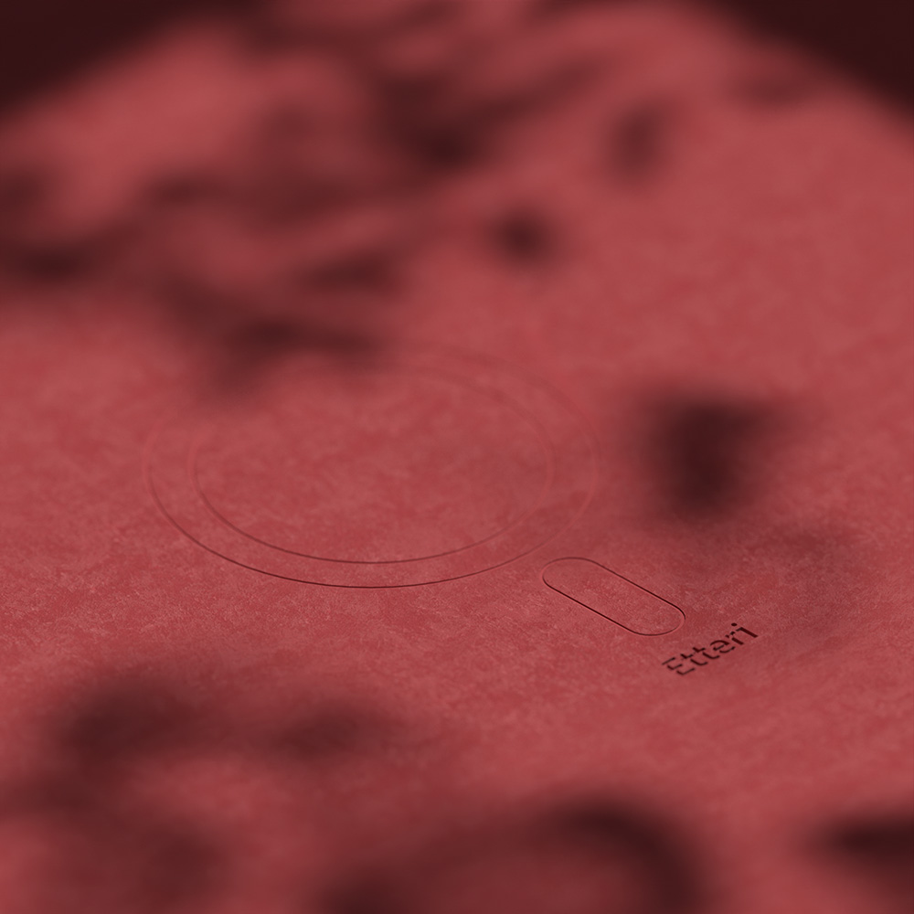 Etteri Silicone Mag-fodral för iPhone 16 Plus 6,7″ (hallonfärgad)