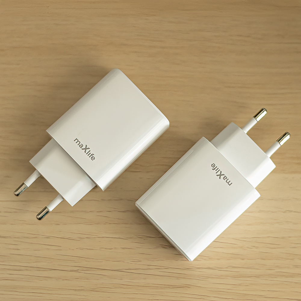 Maxlife MXTC-10-20C PD QC-laddare 1x USB-C 20W vit