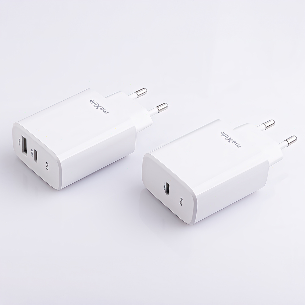 Maxlife MXTC-10-20C PD QC-laddare 1x USB-C 20W vit