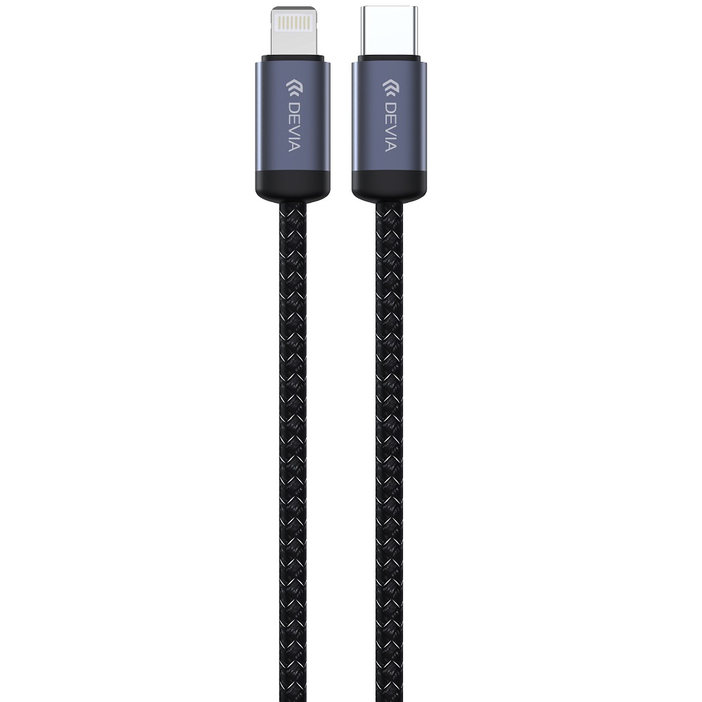 Devia cable Gracious EC645 PD USB-C – Lightning 1,0 m 27W 3A black