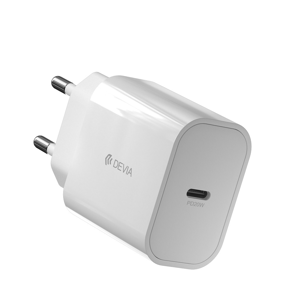 Devia wall charger Smart PD 1x USB-C 20W white