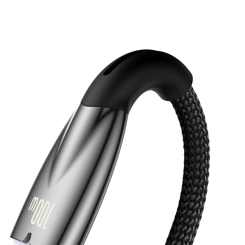 Baseus cable Glimmer USB – USB-C 1,0m black 100W