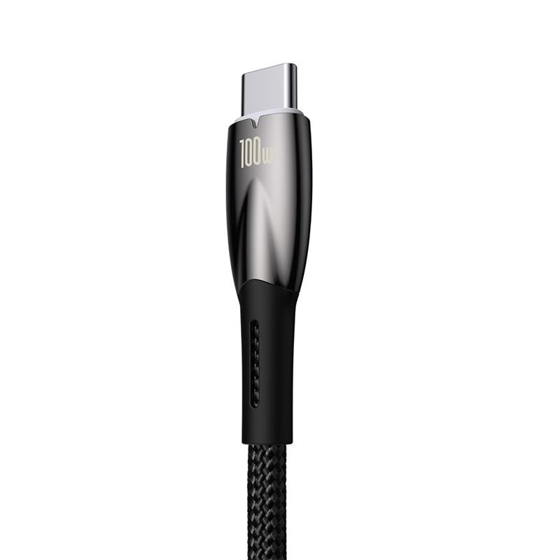Baseus cable Glimmer USB – USB-C 1,0m black 100W
