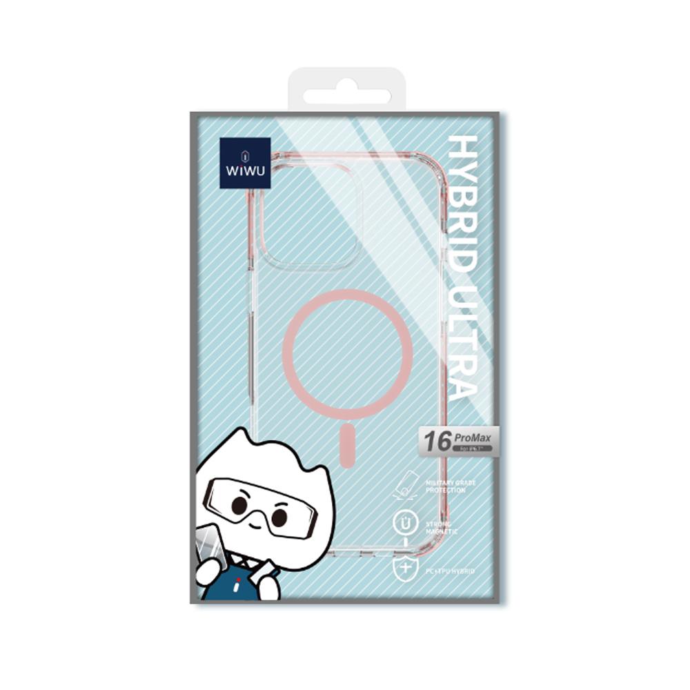 WIWU Hybrid Ultra-fodral för iPhone 16 6,1″ rosa HCC-203