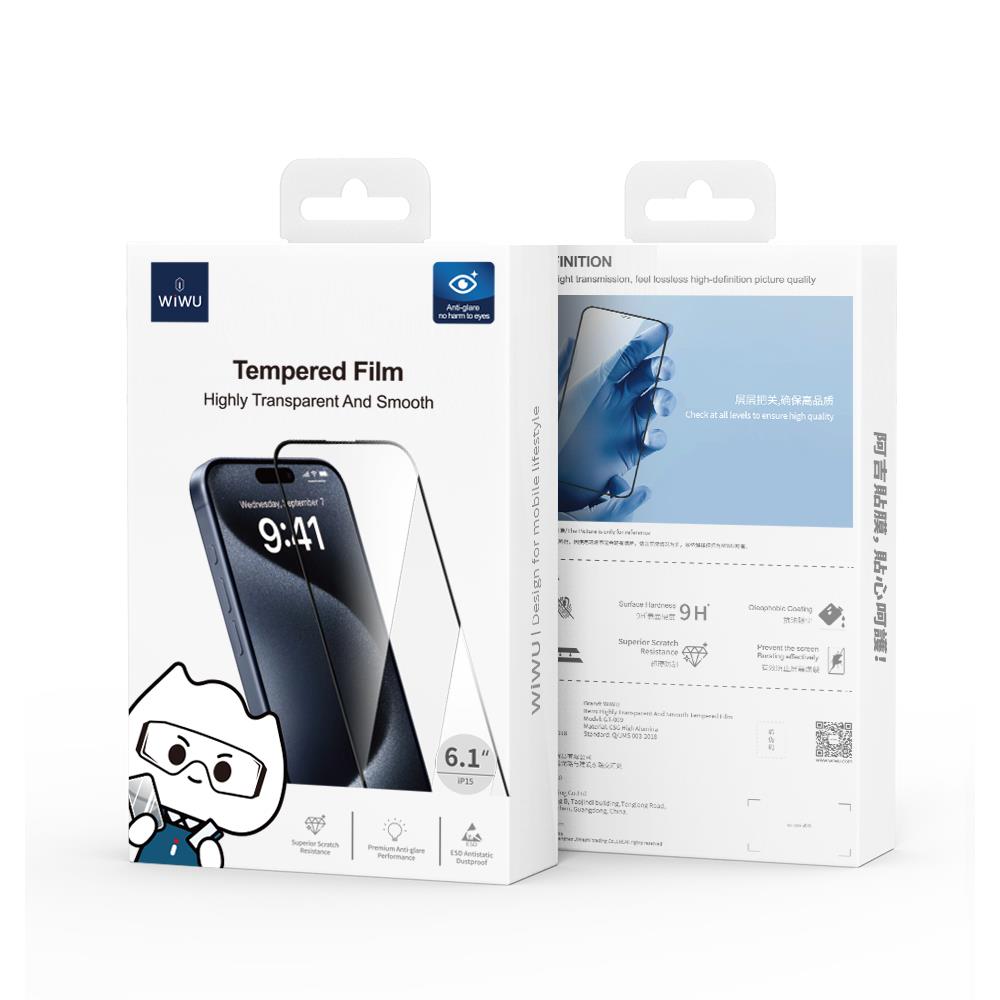 WIWU kristalltempererat glas för iPhone 16 Plus 6,7″ GT-009