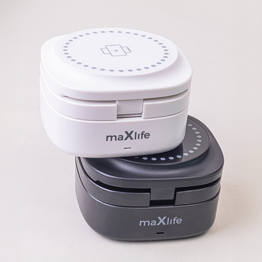 Maxlife MXWC-06 magnetisk trådlös laddare 15W svart 3-i-1