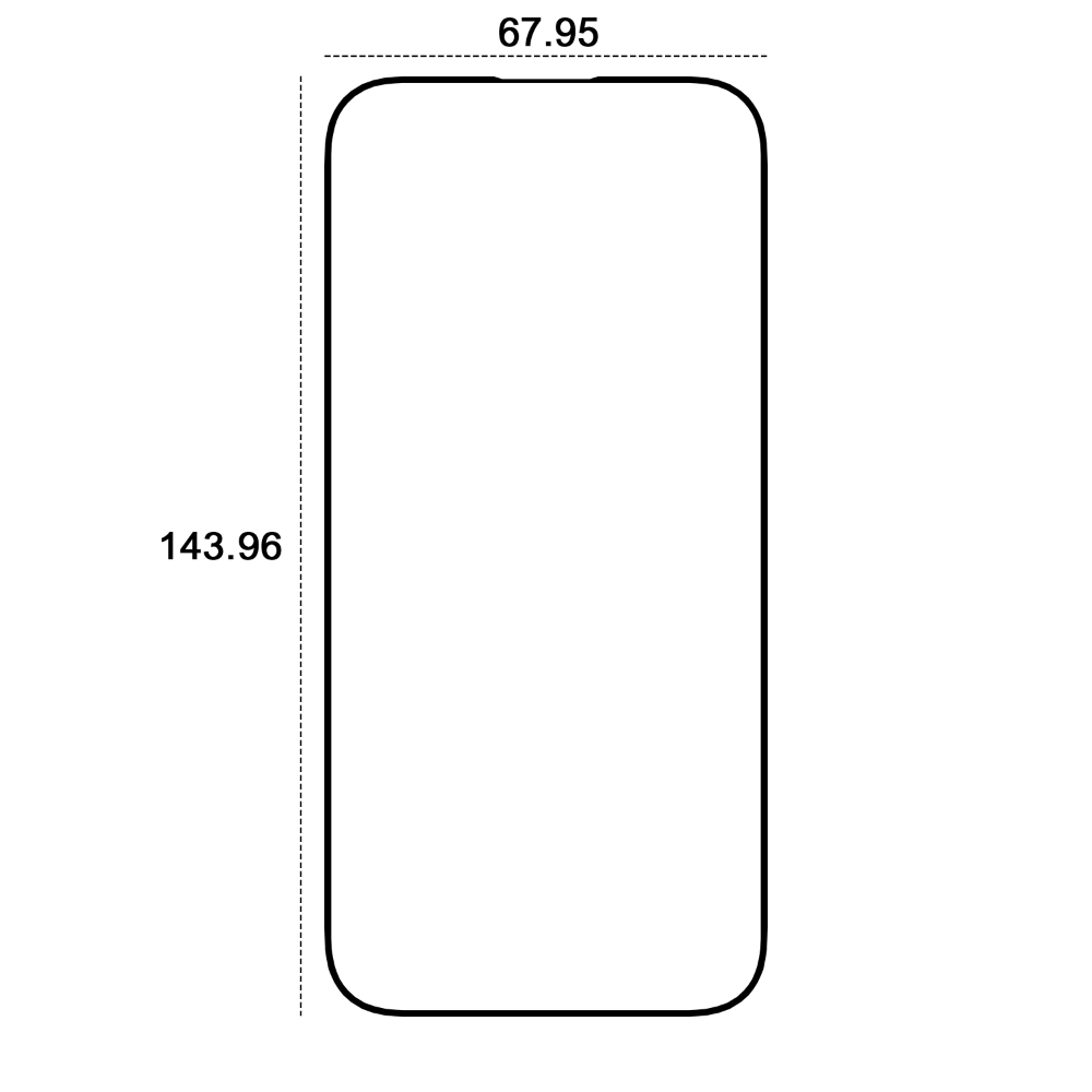 Etteri härdat glas 9D för iPhone 14 Pro 6,1″