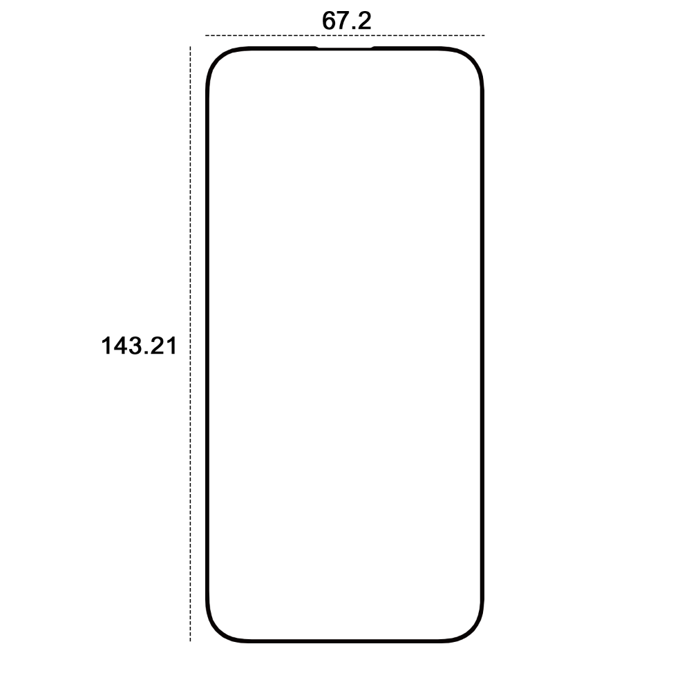 Etteri härdat glas 9D för iPhone 15 Pro 6,1 tum