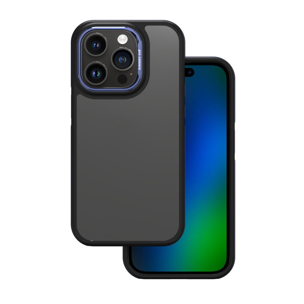 Kristallsvart fodral till iPhone 16e blå