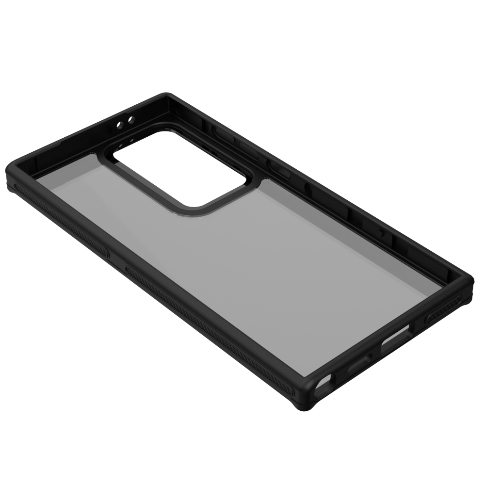 Kristallsvart fodral för Samsung Galaxy S24 Ultra svart