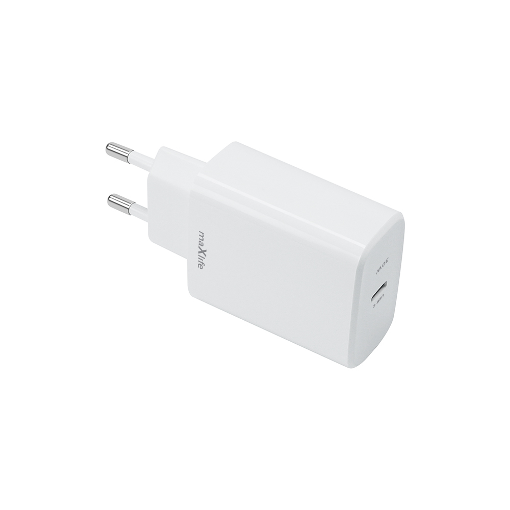 Maxlife MXTC-10-30C PD QC charger 1x USB-C 30W white