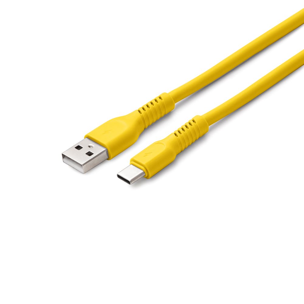 COLORUM USB-A – USB-C-kabel 1,8 m 3A CK60-AC-05 xGul