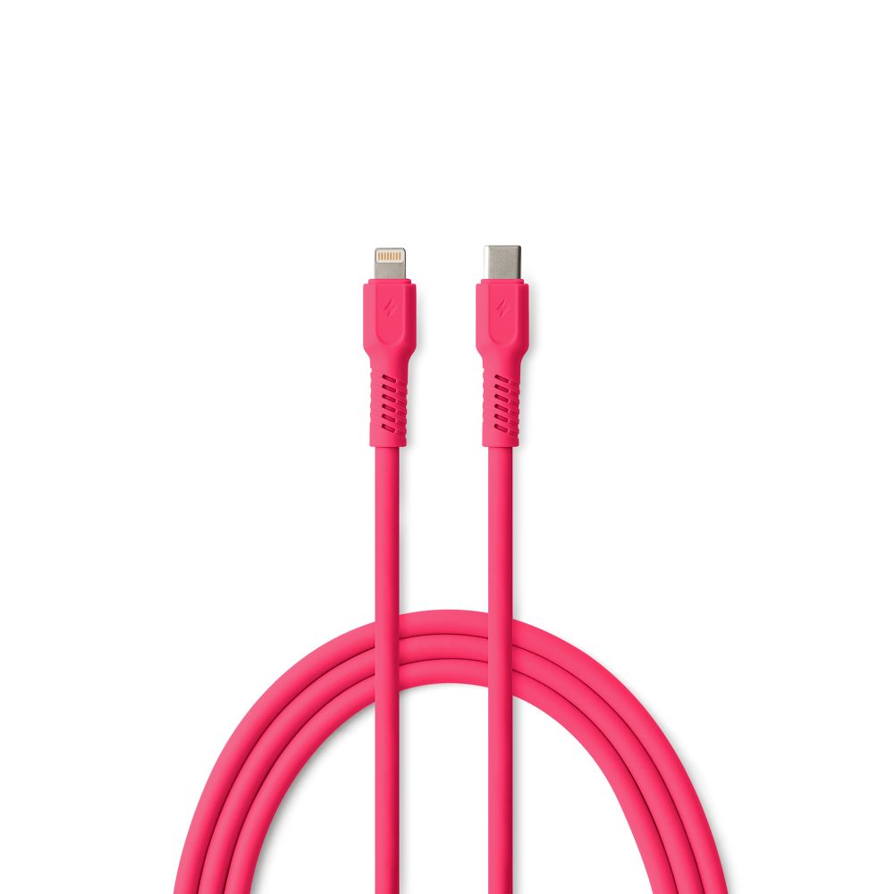 COLORUM USB-C – Lightning-kabel 1,8m 2,4A CK12-CL-02 xMagenta