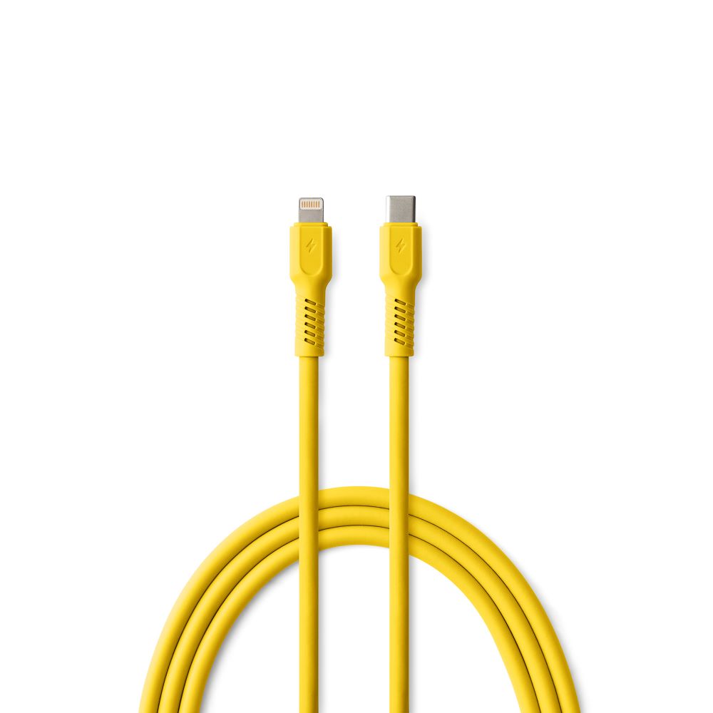 COLORUM sladd USB-C – Lightning 1,8 m 2,4 A CK12-CL-05 xGul