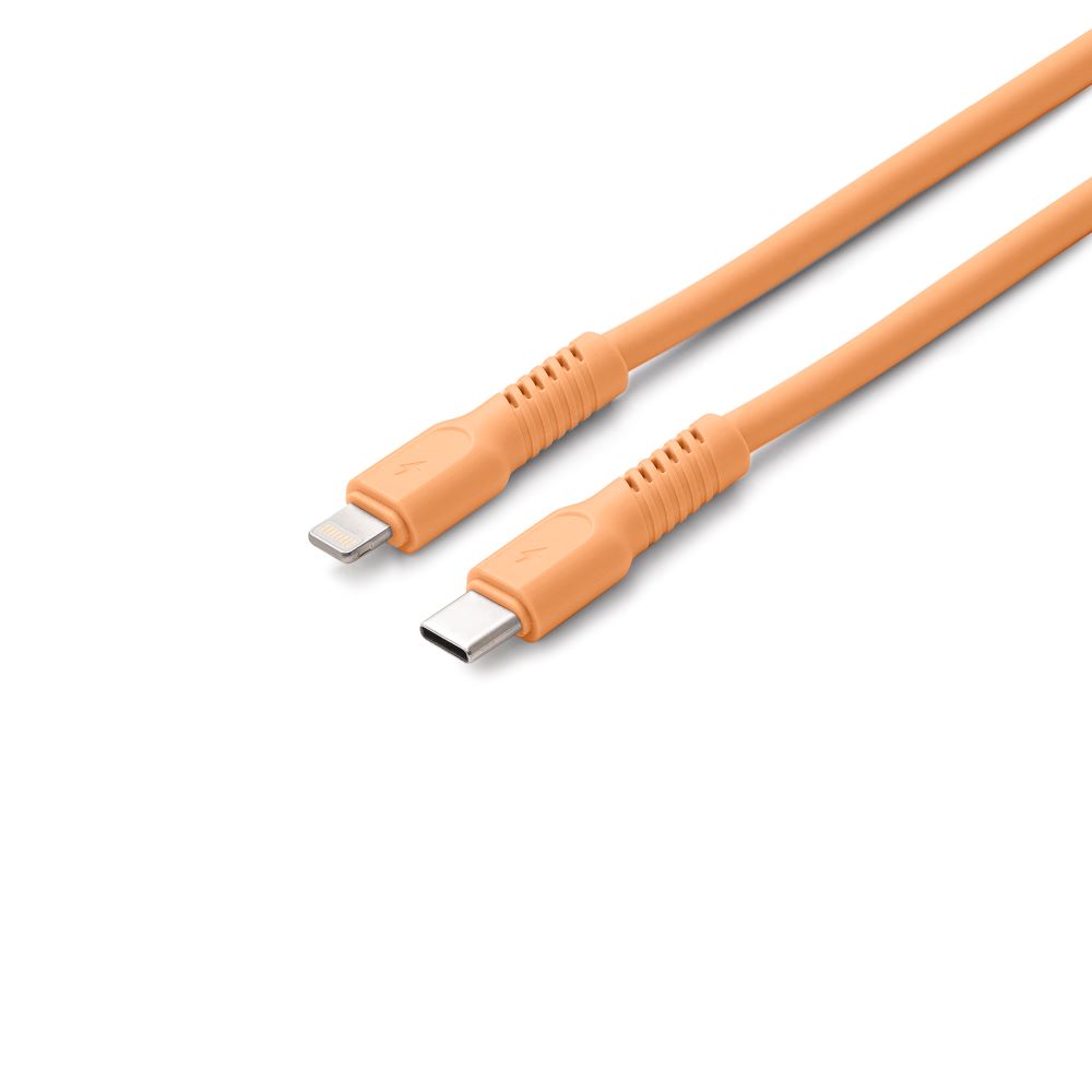 COLORUM USB-C – Lightning-kabel 1,8 m 2,4A CK12-CL-14 i Peach Fuzz