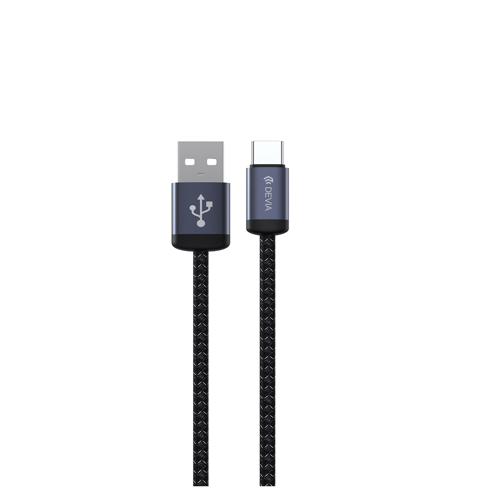 Devia cable Gracious EC649 USB – USB-C 1,0 m 2A black