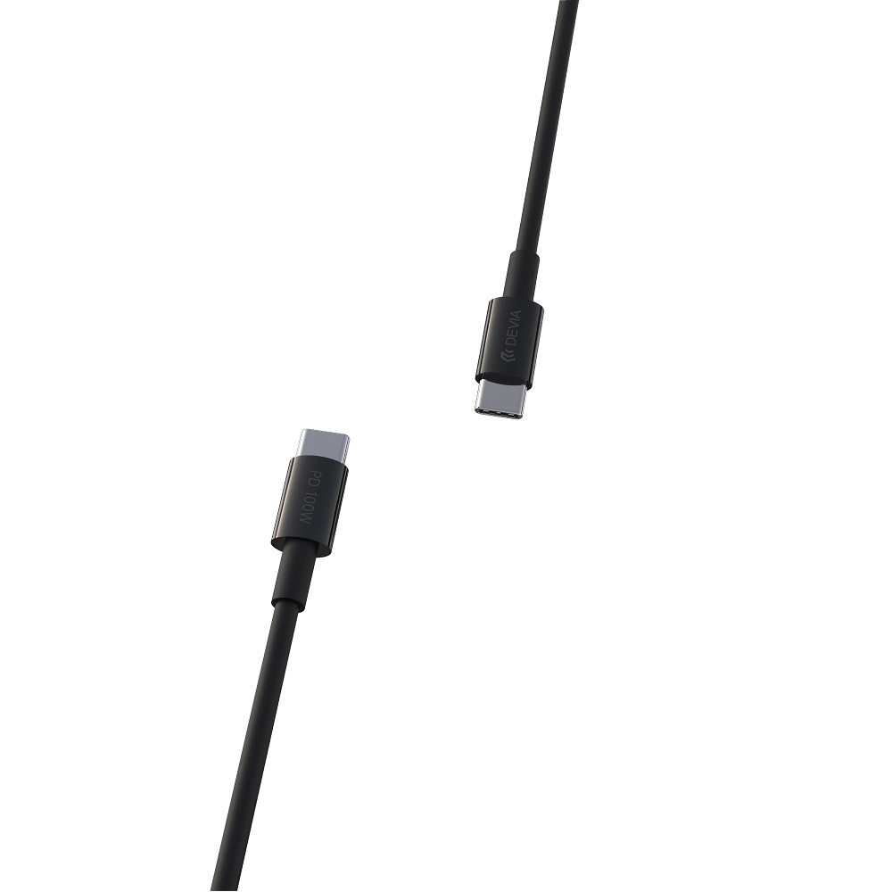 Devia cable Smart EC317 PD USB-C – USB-C 1,5 m 100W 5A black