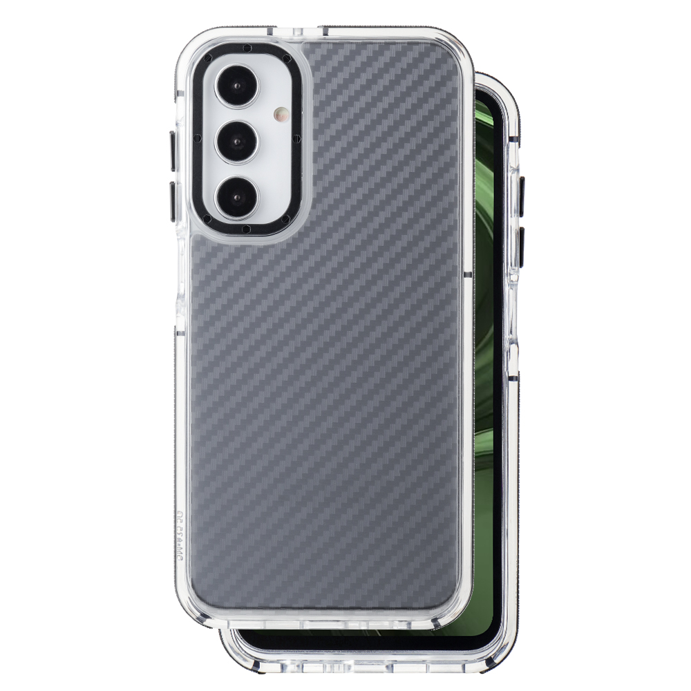Akrylfodral med kolfibertextur för Samsung Galaxy A25 5G (global) svart